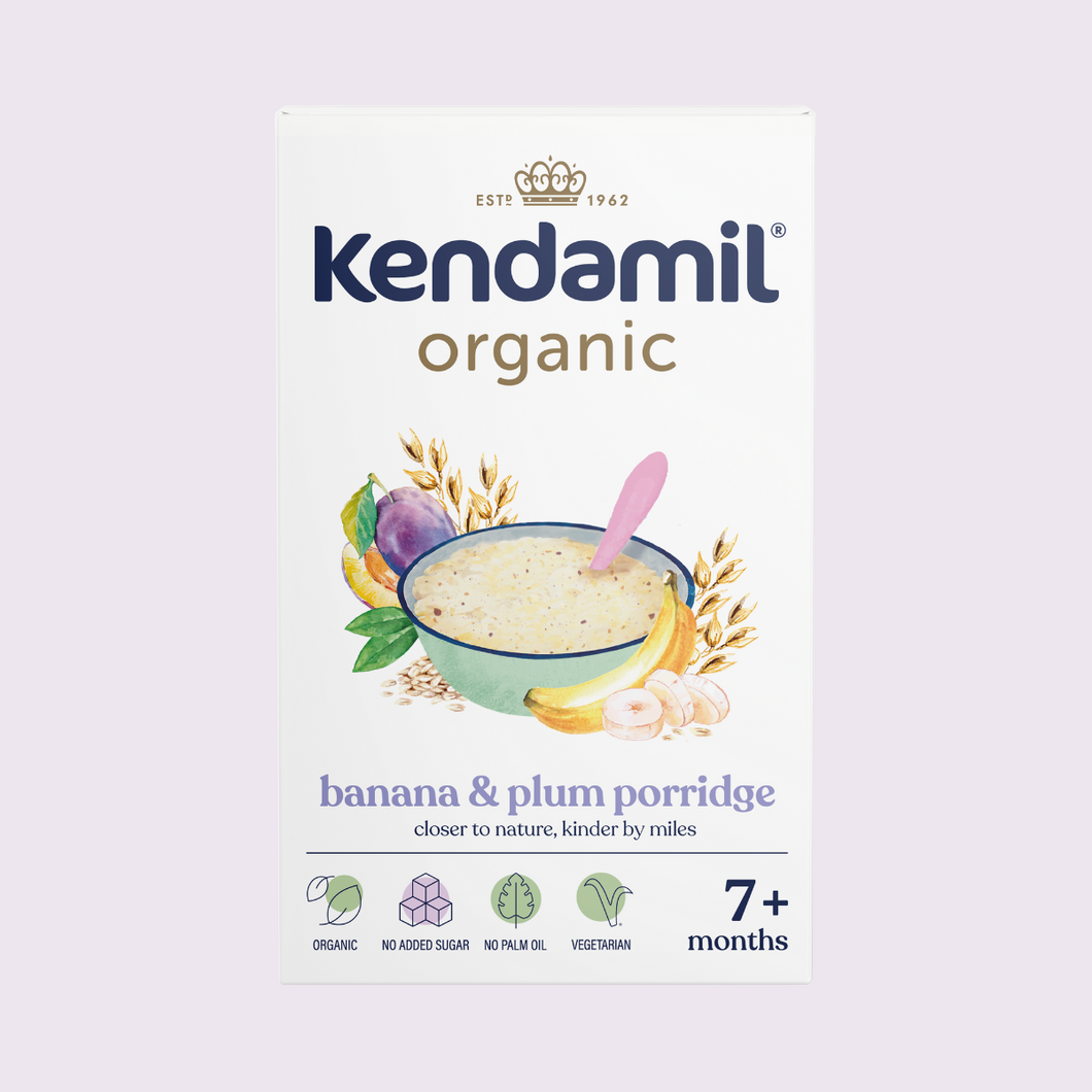 Organic Banana and Plum Porridge Baby Cereal Baby Porridge